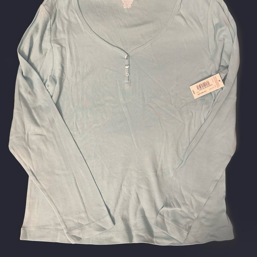 Mixit Soft Blue Cotton Top